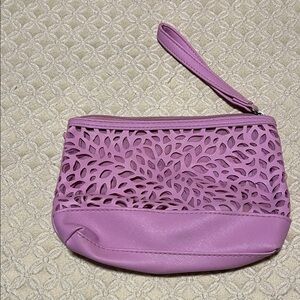 Elegant Purple Wristlet Clutch